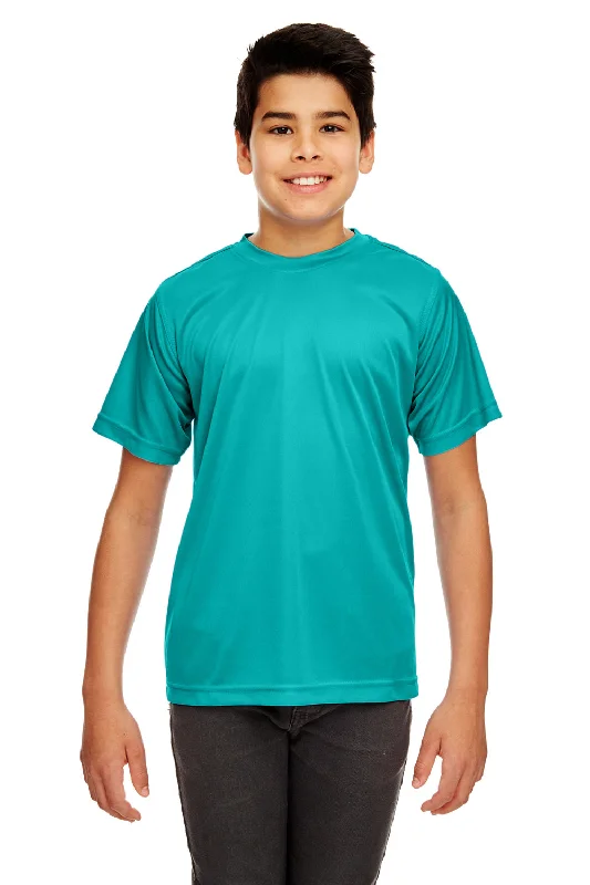 t-shirts kids lunar prairie -t-shirts kids lunar prairie -UltraClub Youth Cool & Dry Performance Moisture Wicking Short Sleeve Crewneck T-Shirt - Jade Green