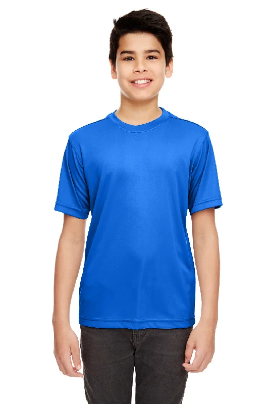 chevron-bamboo t-shirts dynamic -chevron-bamboo t-shirts dynamic -UltraClub Youth Cool & Dry Performance Moisture Wicking Short Sleeve Crewneck T-Shirt - Royal Blue