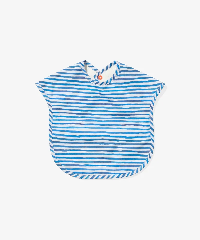 knit-bamboo t-shirts hybrid -knit-bamboo t-shirts hybrid -Waterproof Bib, Painted Stripe