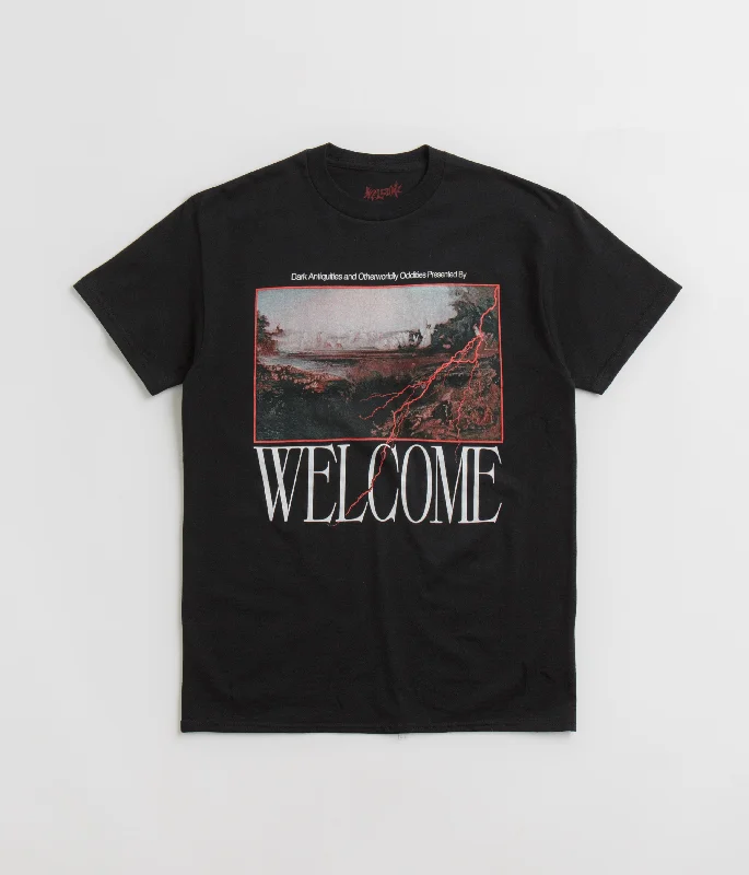 long t-shirts beach layer -long t-shirts beach layer -Welcome Antiquities T-Shirt - Black