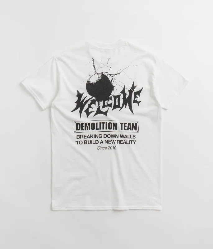 t-shirts men trail weave -t-shirts men trail weave -Welcome Demolition T-Shirt - White