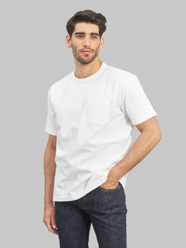 cropped t-shirts festival chic -cropped t-shirts festival chic -Whitesville Heavyweight Pocket T-Shirt White