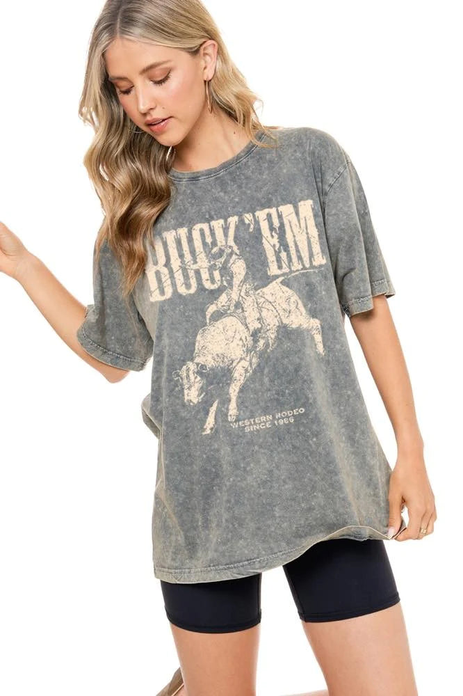 t-shirts with shell prints -t-shirts with shell prints -Zutter Buck'em Graphic Tee