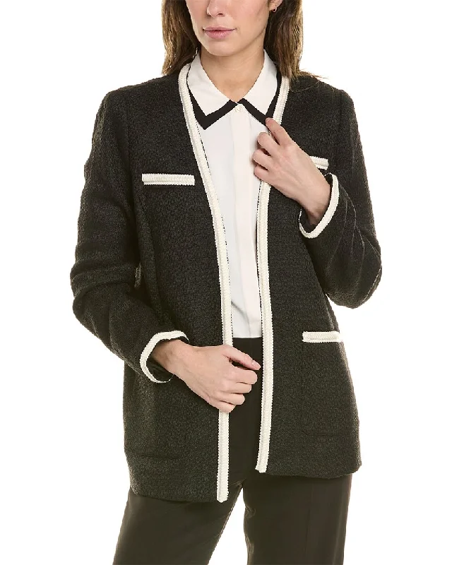 team striking cardigan -team bold cardigan -Anne Klein Kissing Front Cardigan