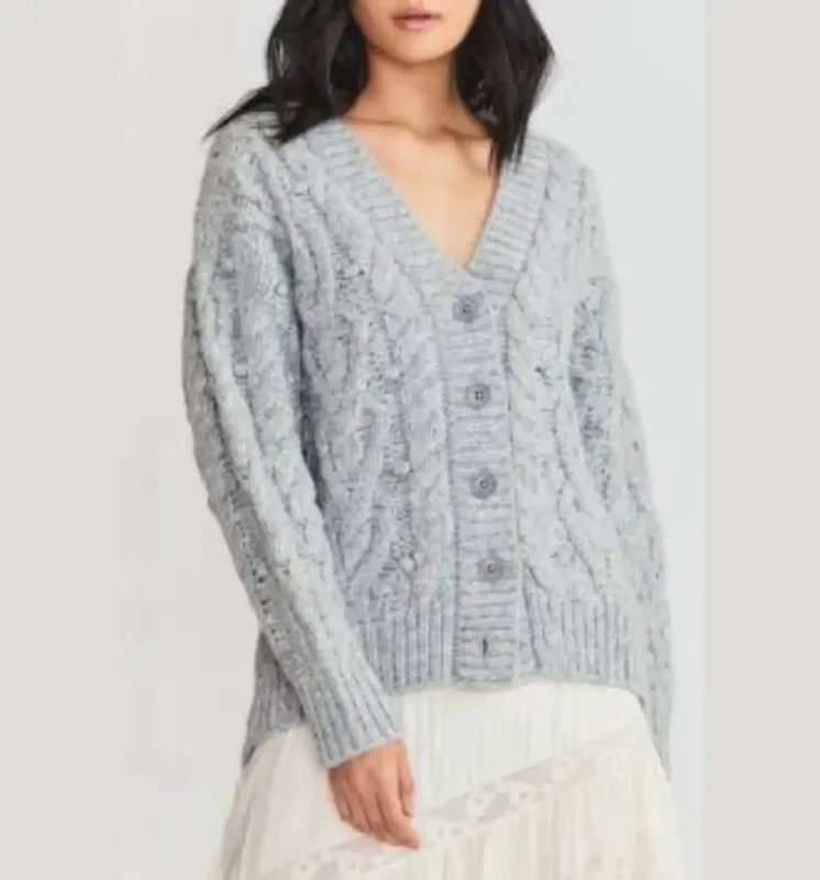 moss tranquil cardigan -moss tranquil cardigan -Beckett Cardigan In Grey