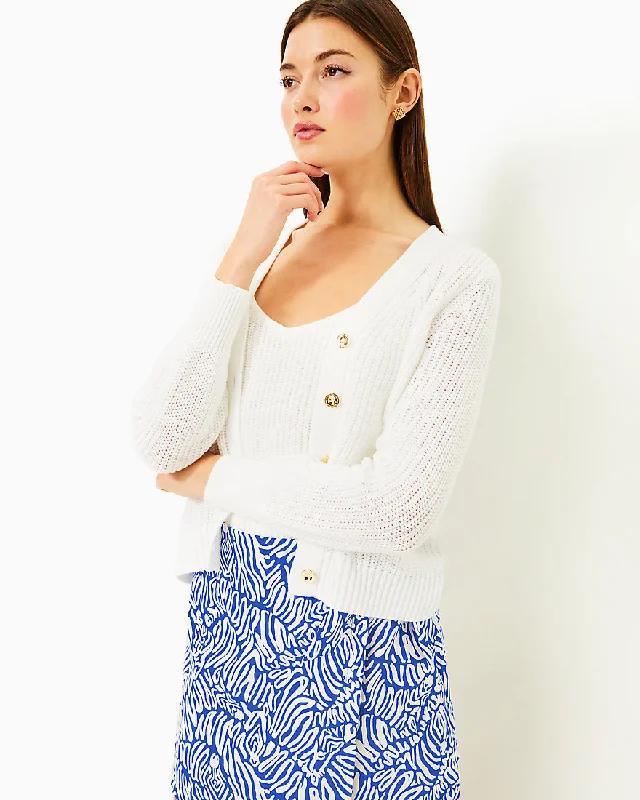 navy gleam cardigan -navy gleam cardigan -Bristow Cardigan