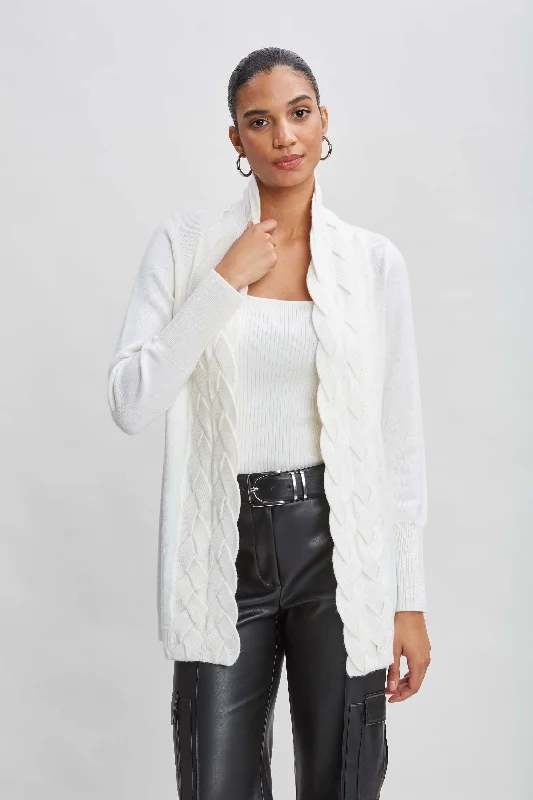 ombre comfy cardigan -ombre comfy cardigan -Cable Cardigan