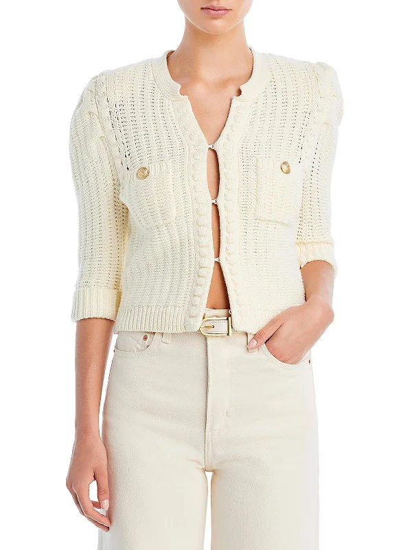 airy radiant cardigan -airy vivid cardigan -Delilah Womens Textured Cotton Cardigan Sweater