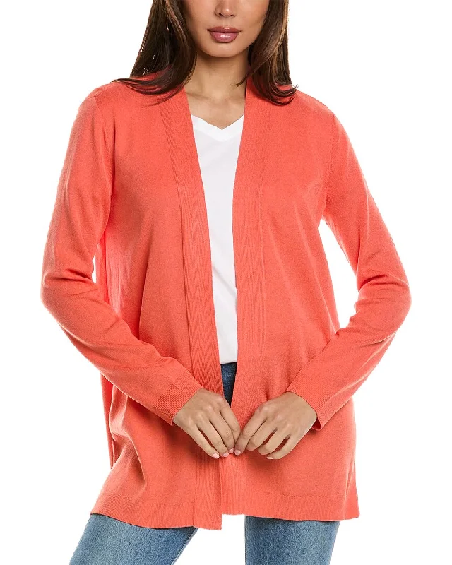 slit vivid cardigan -slit striking cardigan -Jones New York Cardigan