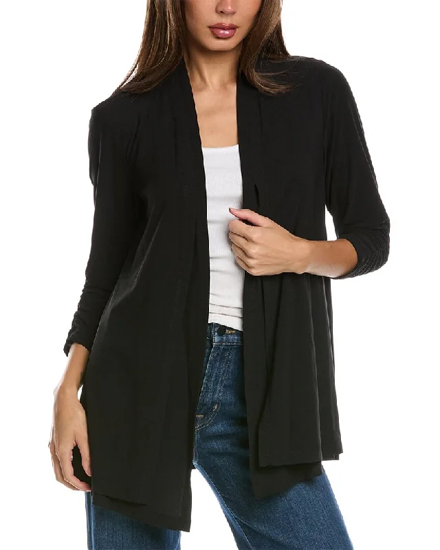 crisp stitch cardigan -crisp stitch cardigan -Jones New York Double Layer Cardigan