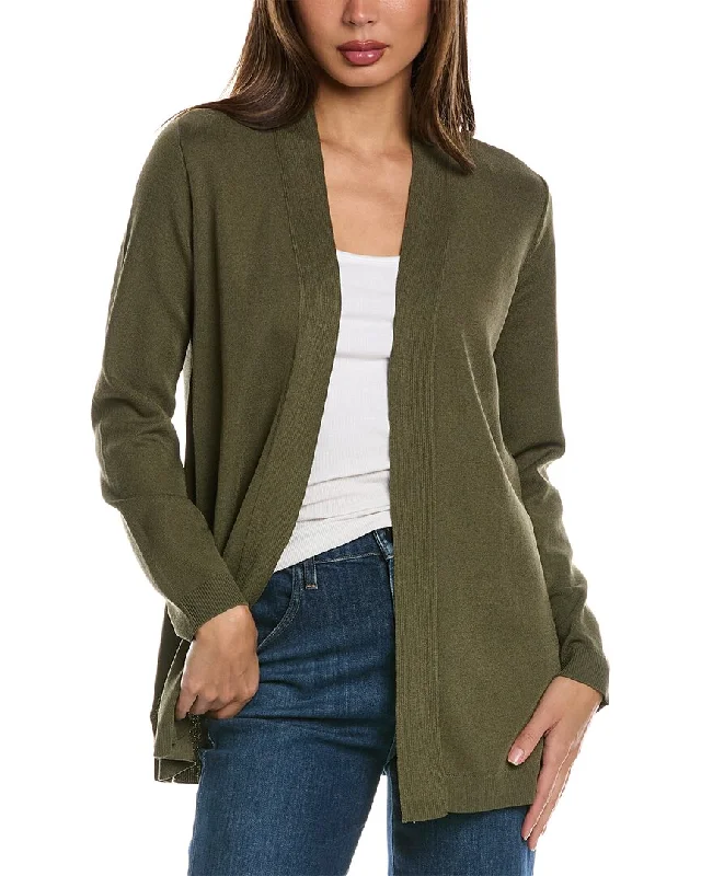 polished hearty cardigan -polished durable cardigan -Jones New York Open Front Cardigan