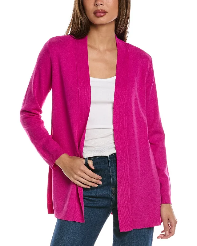 glossy cozy cardigan -glossy cozy cardigan -Jones New York Open Front Cardigan