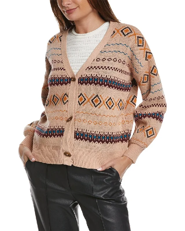 pearl striking cardigan -pearl radiant cardigan -Madison Miles Cardigan