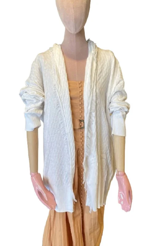 plus bold cardigan -plus striking cardigan -Massimo Long Cardigan In Cloud