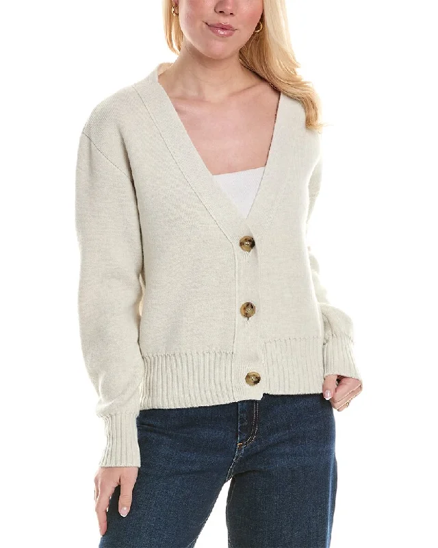 soft bold cardigan -soft bold cardigan -Oscar de la Renta Wool Cardigan