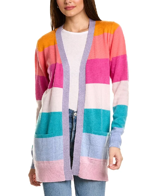 tonal radiant cardigan -tonal vivid cardigan -Scott & Scott London Rainbow Cali Wool & Cashmere-Blend Cardigan