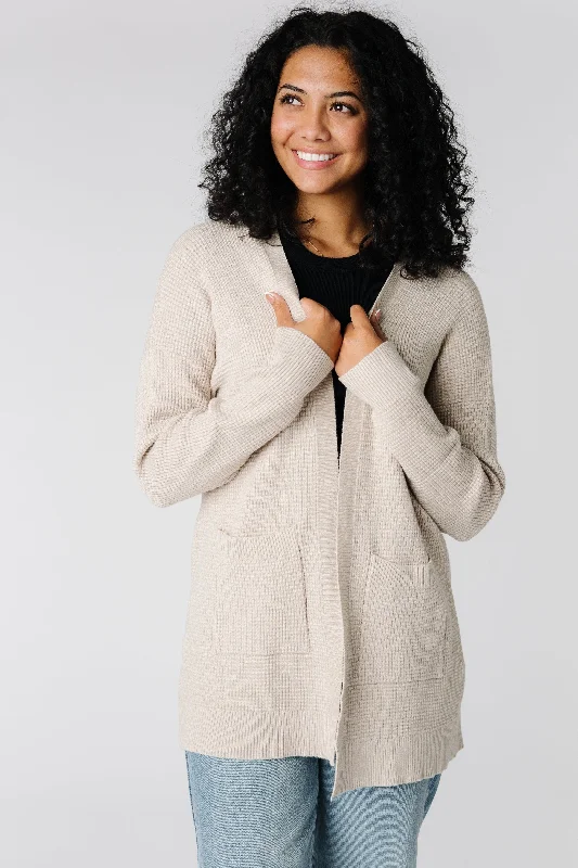 gym refined cardigan -gym polished cardigan -Soft Open Cardigan