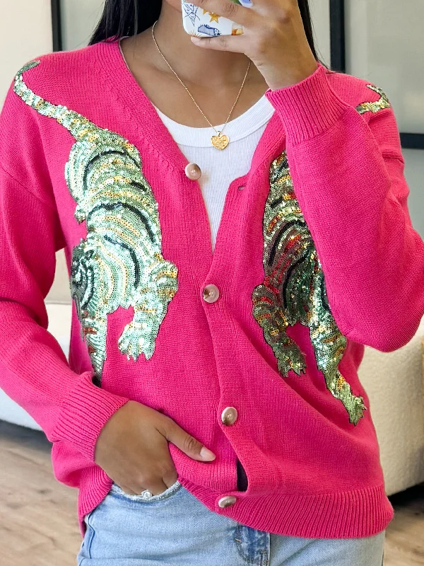 mango durable cardigan -mango thick cardigan -In The Kingdom Sequin Cardigan | +Plus Available | FINAL SALE