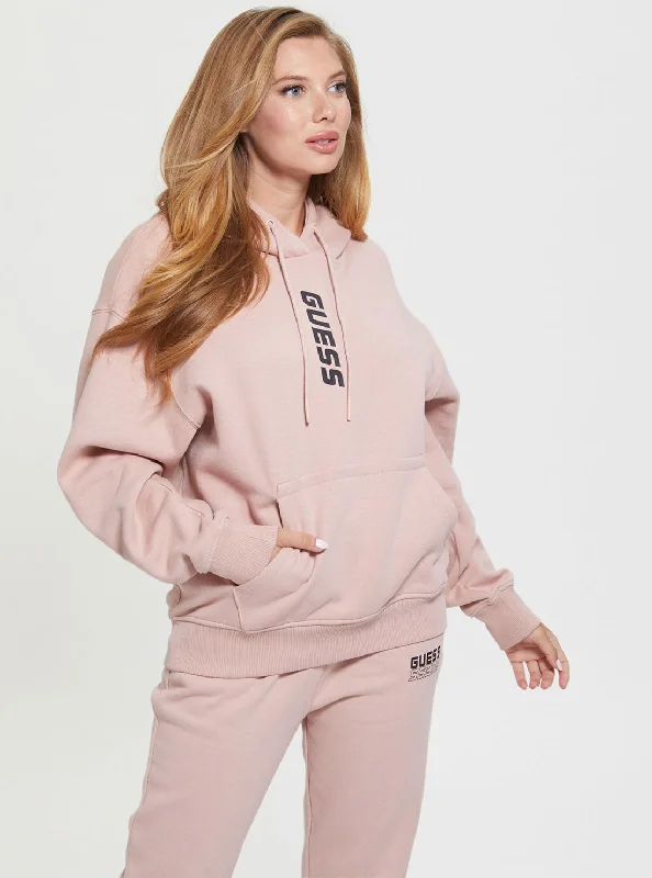 arctic rest pullover sweater -Eco Rose Bliss Alisha Active Hooded Jumper