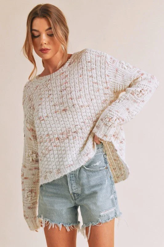 rustic flair pullover sweater -Lani Sweater