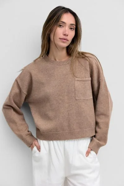 airy thick pullover sweater -Merle Sweater