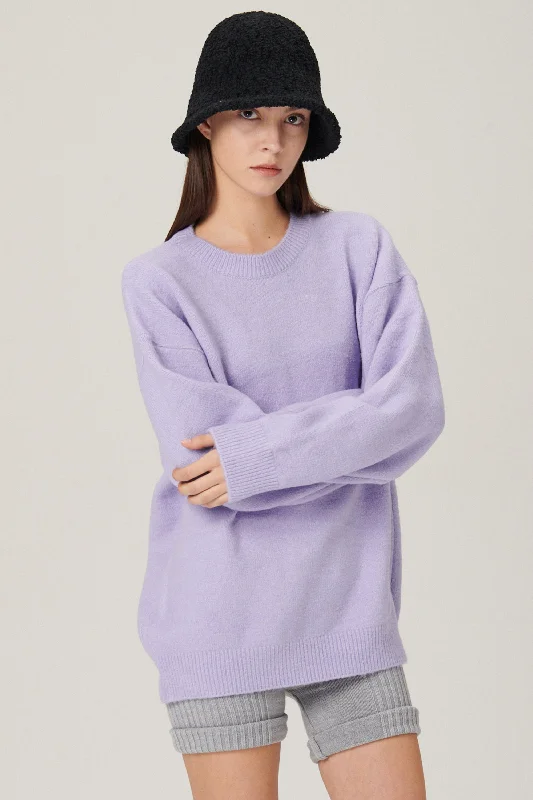 women’s cozy pullover sweater -Mille Round Neck Sweater