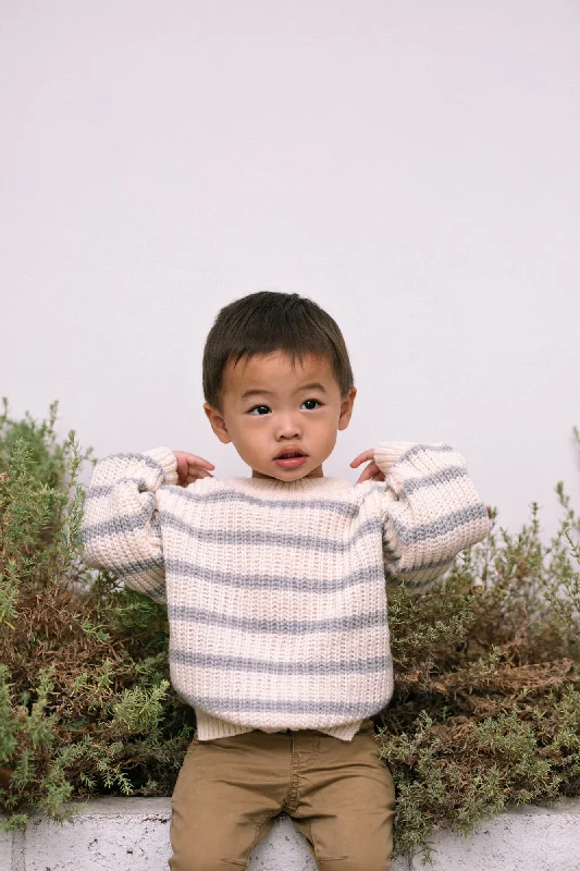 arctic rest pullover sweater -Mini Phoebe Striped Sweater