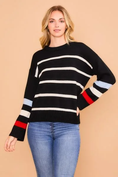 walnut striking pullover sweater -Skipper Sweater