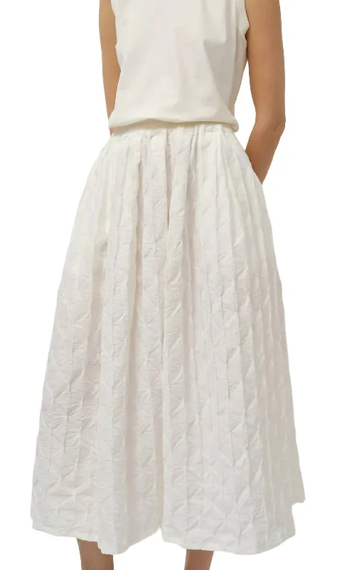 Mel Skirt In White