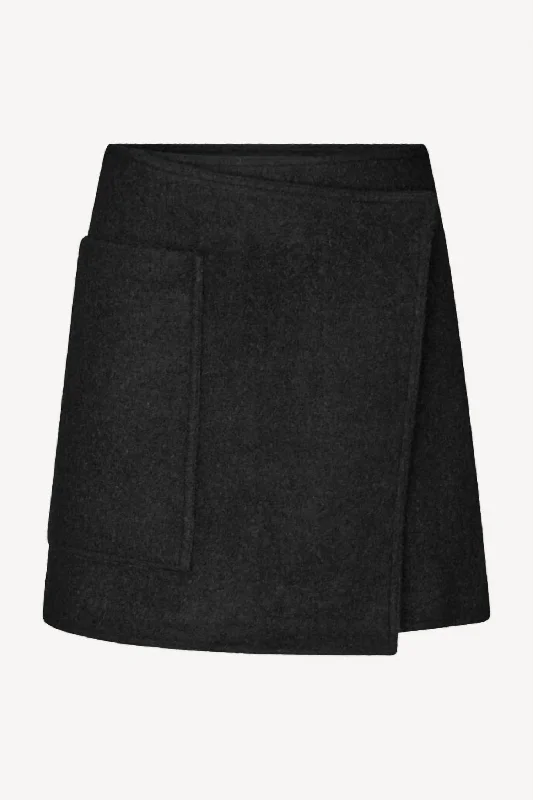 mini skirts beach layer -mini skirts beach layer -Women's Inez Skirt In Black