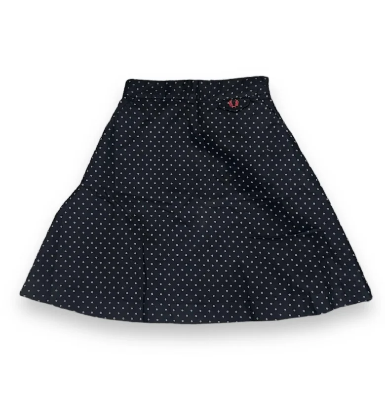 velvet-bamboo skirts plush -velvet-bamboo skirts plush -Women's Polka Dot A-Line Skirt In Black