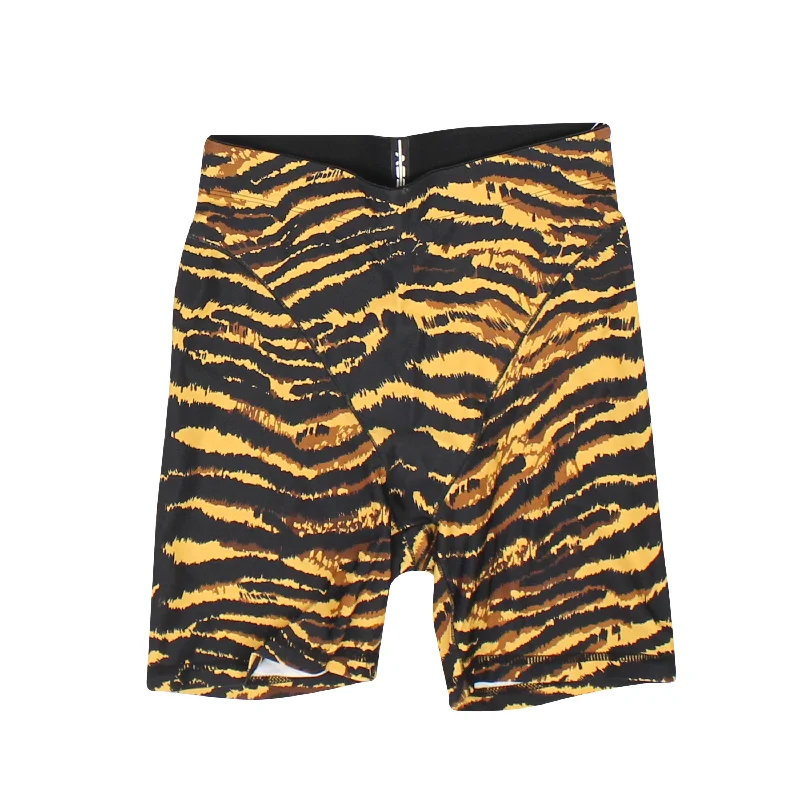 cropped pants summer vibe -cropped pants summer vibe -Adam Selman Sport French Cut Biker Short Tiger