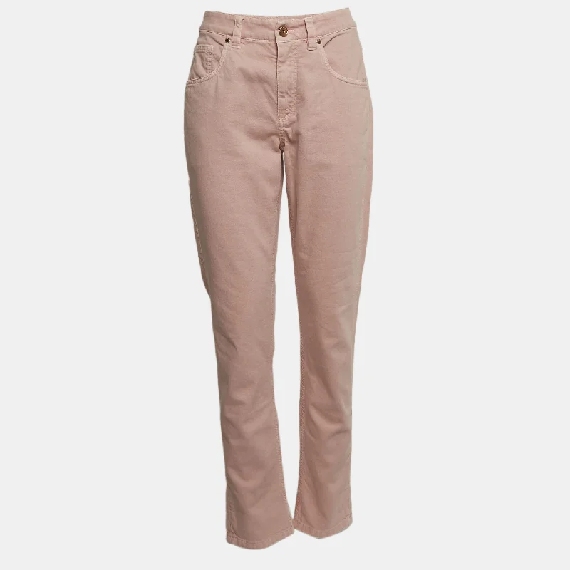 pants men ridge stripe -pants men ridge stripe -Brunello Cucinelli Pink Denim