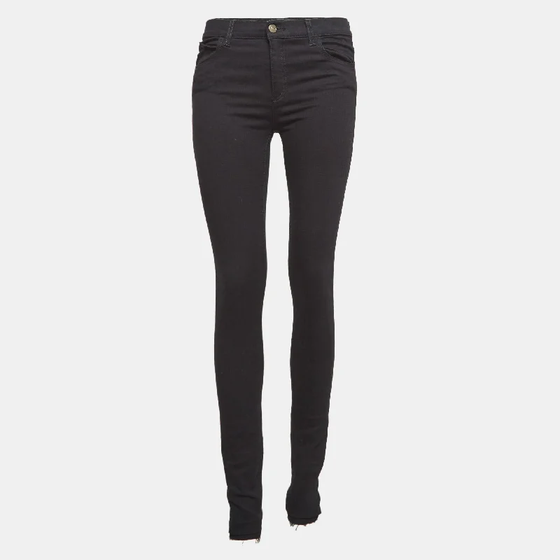 wool-cotton pants warm -wool-cotton pants warm -Gucci Black Tiger Applique Denim