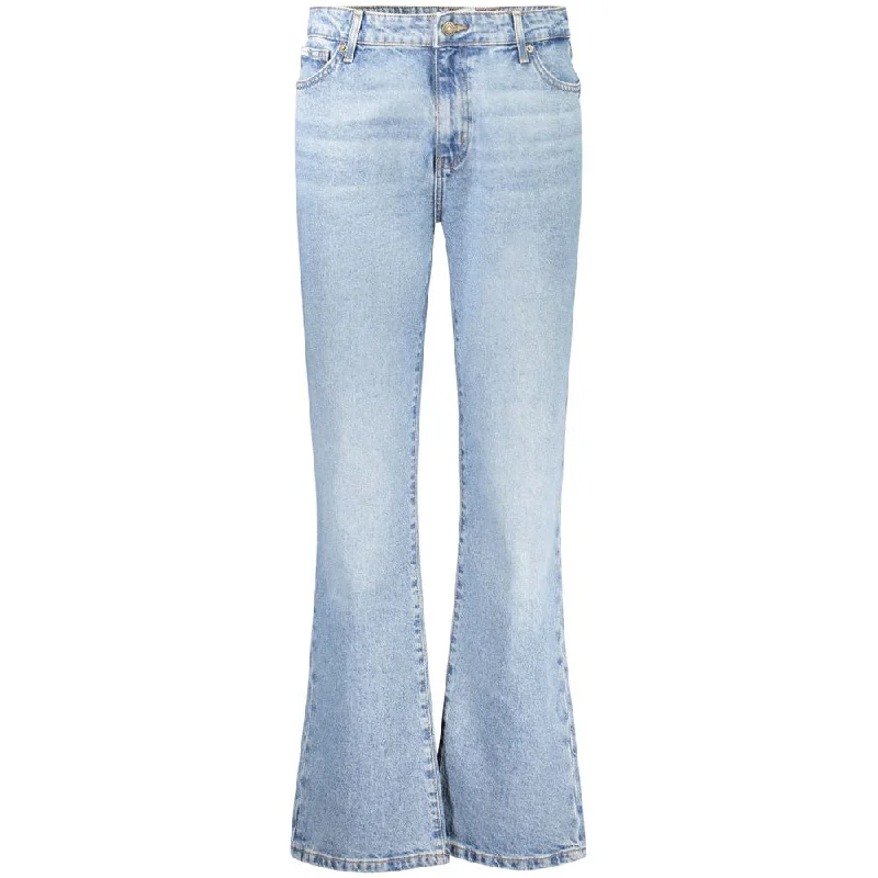 chevron-cotton pants dynamic -chevron-cotton pants dynamic -Guess Jeans blue Cotton Jeans & Women's Pant