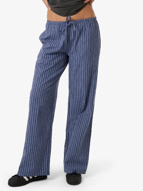 cotton-bamboo pants soft -cotton-bamboo pants soft -Infinity Drawstring Pant - Estate Blue