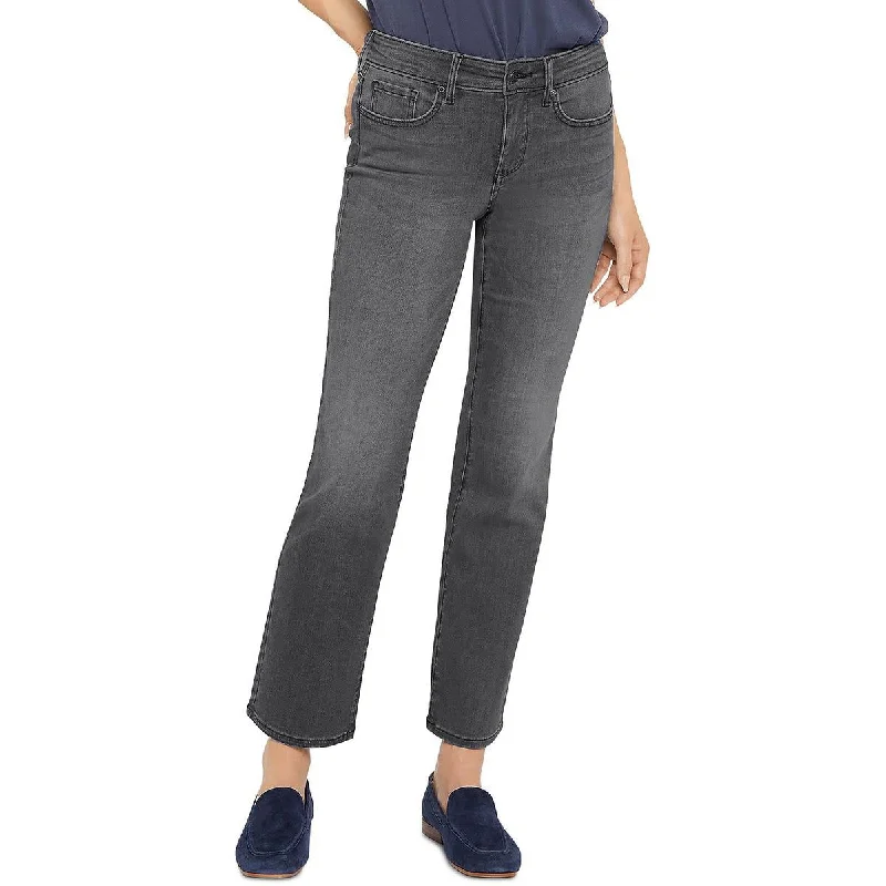 cropped pants festival chic -cropped pants festival chic -Marilyn Womens Denim High Rise Ankle Jeans