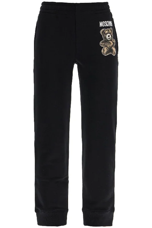 pants with agate trim -pants with agate trim -Moschino Women's Teddy Bear Jog