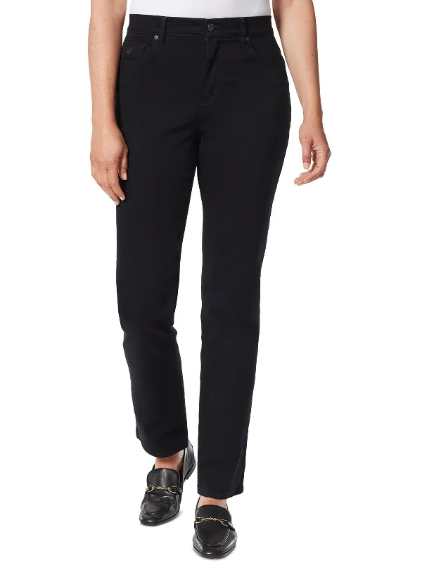 pants with shell trim -pants with shell trim -Petites Amanda Womens Classic Rise Ankle Tapered Leg Jeans