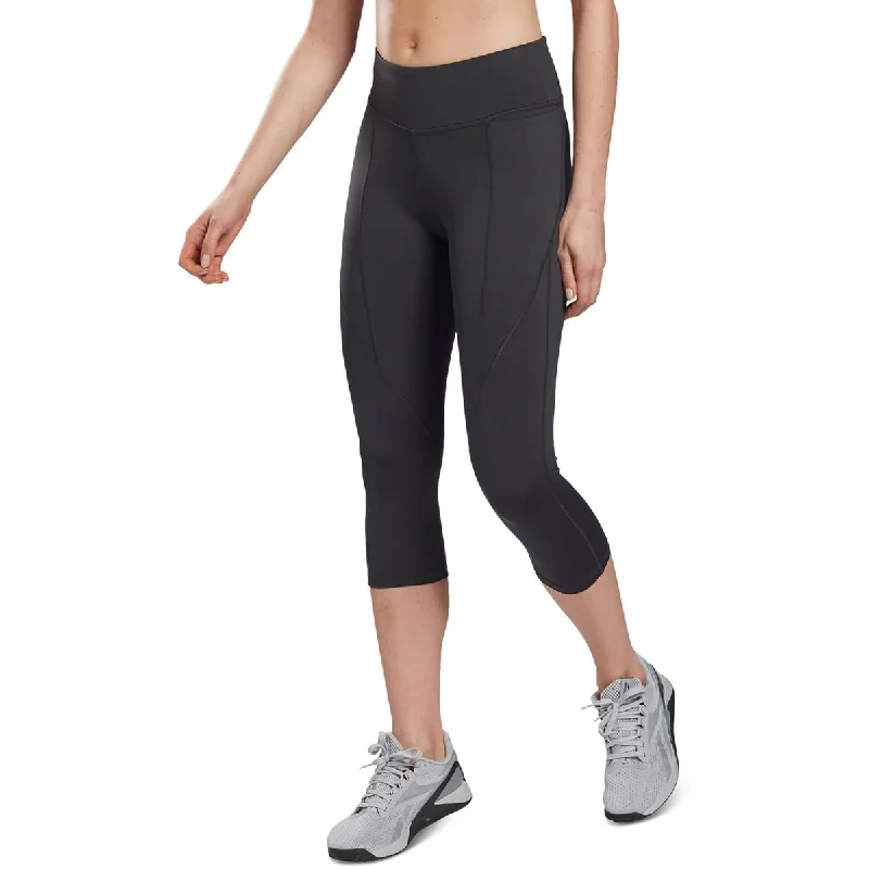 knit-bamboo pants hybrid -knit-bamboo pants hybrid -Plus Womens Capri Work Out Leggings