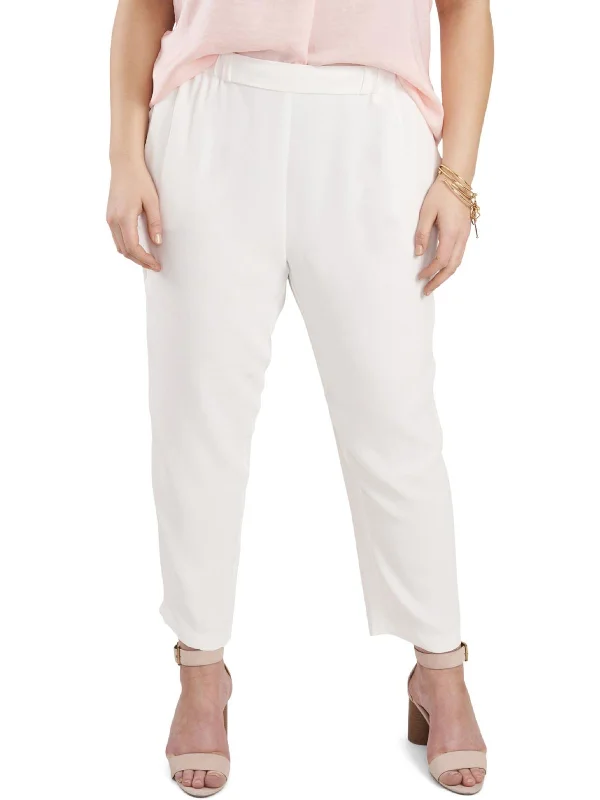 linen-bamboo pants airy -linen-bamboo pants airy -Plus Womens Stretch Business Dress Pants