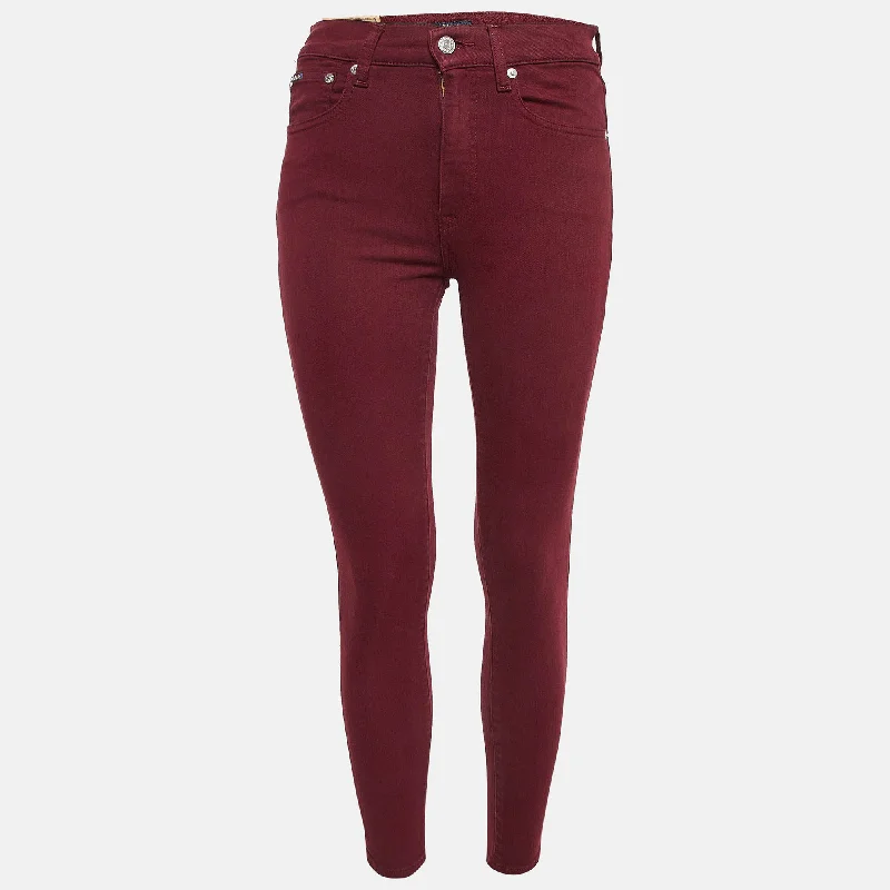 long pants beach chic -long pants beach chic -Polo Ralph Lauren Burgundy Denim