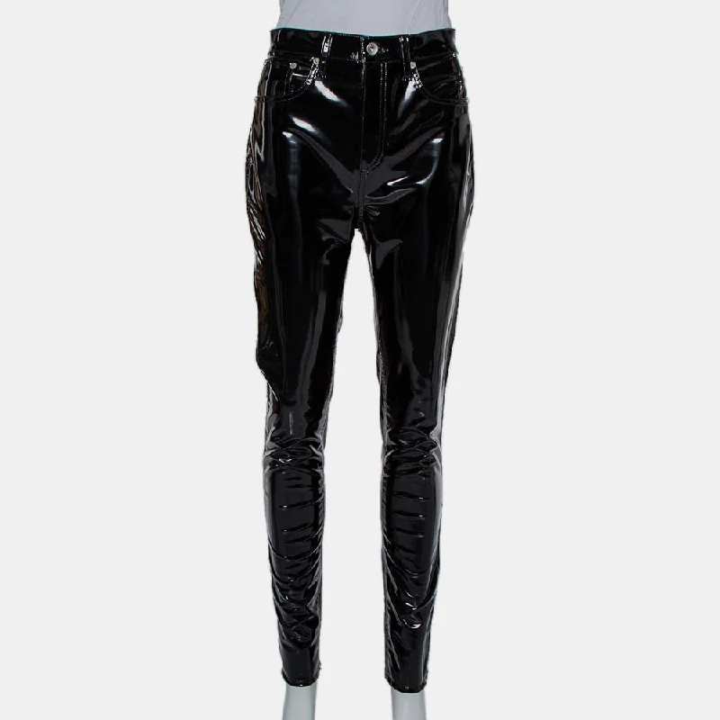 pants with vented sides -pants with vented sides -Rag & Bone Black Synthetic High Rise Pants