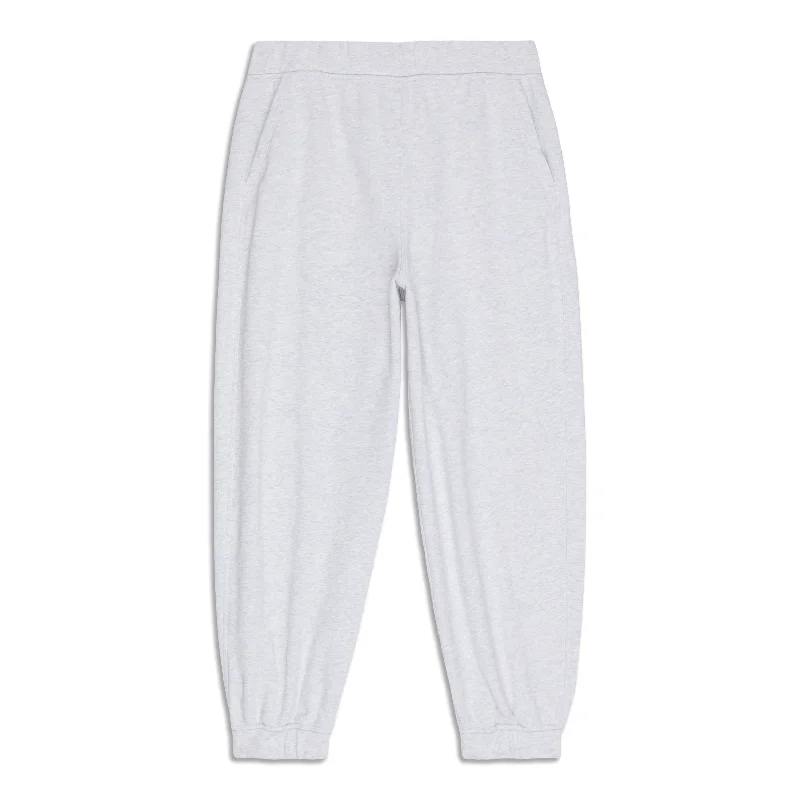 pants with spliced sides -pants with spliced sides -Relaxed High-Rise Cropped Jogger - Resale