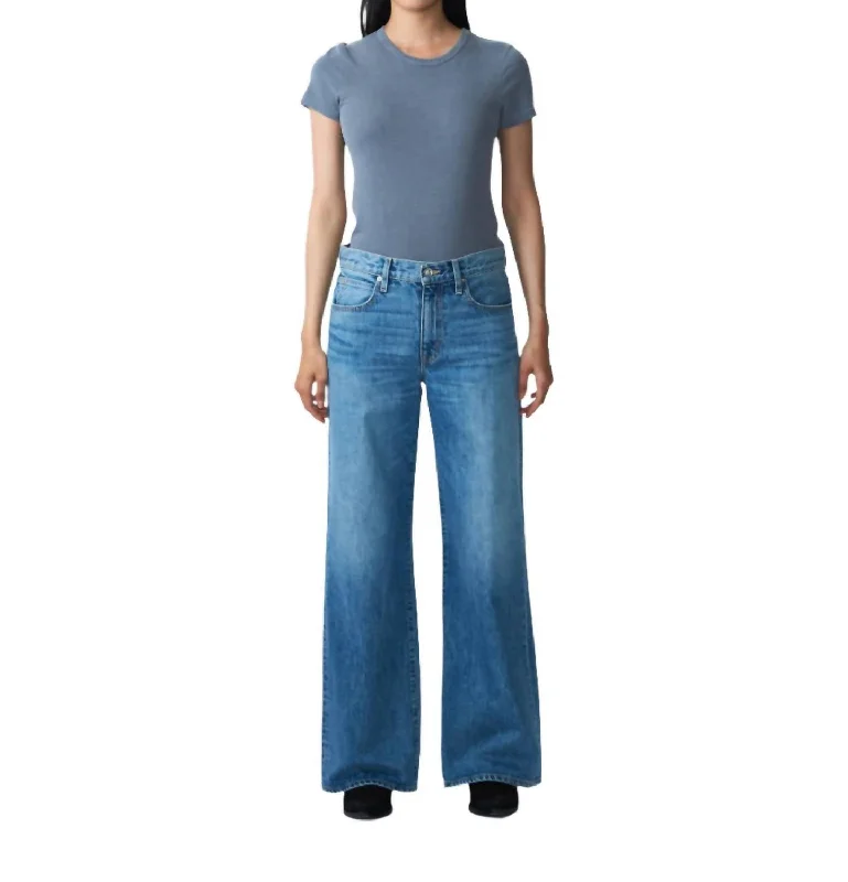 pants men trail weave -pants men trail weave -Selena Wide Leg Jeans In Wildest Dreamb