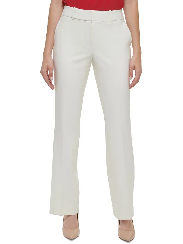 linen-bamboo pants airy -linen-bamboo pants airy -Sutton Womens Mid Rise Slim Fit Bootcut Pants