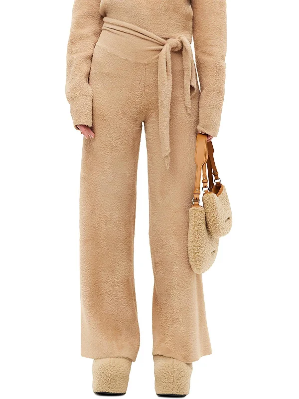 silk-cotton pants luxe -silk-cotton pants luxe -Tasi Womens High Rise Belted Ankle Pants