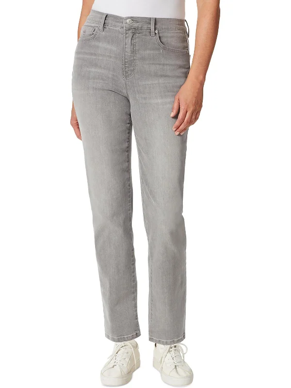 chevron-cotton pants dynamic -chevron-cotton pants dynamic -Womens Denim Light Wash Straight Leg Jeans