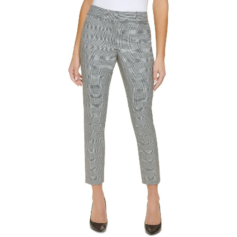 mosaic-bamboo pants bold -mosaic-bamboo pants bold -Womens Knit Office Ankle Pants