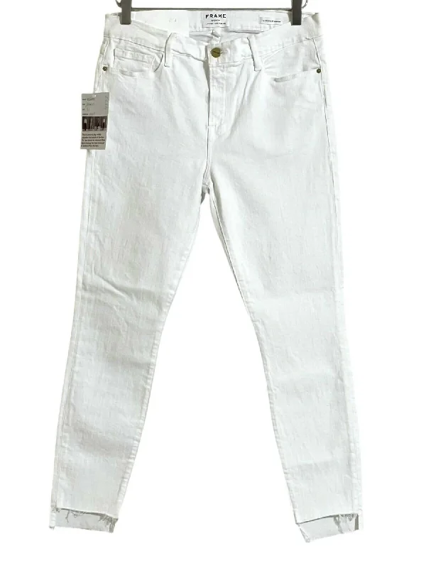 pants men nomad check -pants men nomad check -Women's Le Skinny De Jeanne Jeans In White